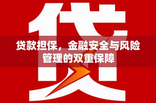 和县贷款担保，金融安全与风险管理的双重保障