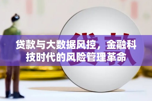 和县贷款与大数据风控，金融科技时代的风险管理革命