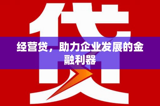 和县经营贷，助力企业发展的金融利器