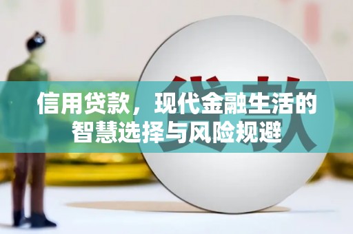 和县信用贷款，现代金融生活的智慧选择与风险规避