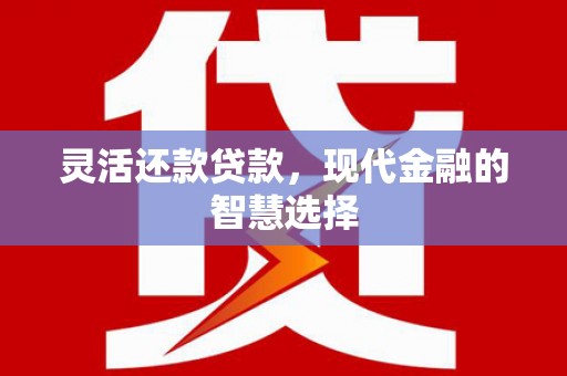 和县灵活还款贷款，现代金融的智慧选择