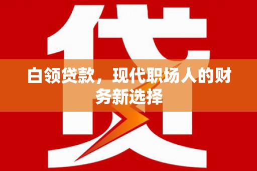 和县白领贷款，现代职场人的财务新选择