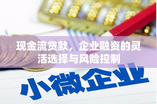 和县现金流贷款，企业融资的灵活选择与风险控制