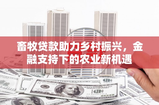 和县畜牧贷款助力乡村振兴，金融支持下的农业新机遇
