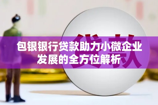 和县包银银行贷款助力小微企业发展的全方位解析