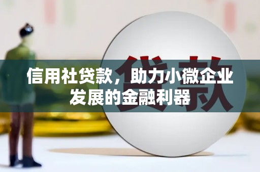 和县信用社贷款，助力小微企业发展的金融利器