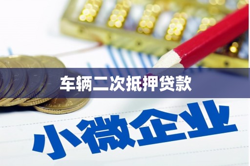 和县车辆二次抵押贷款