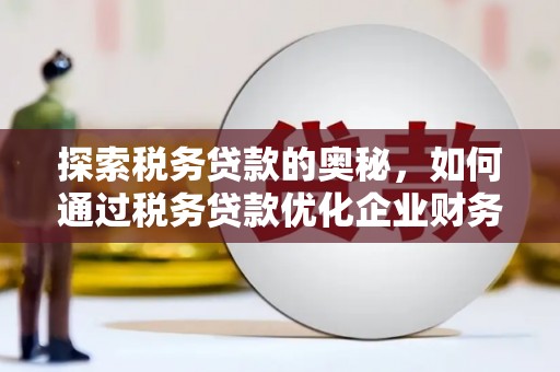 和县探索税务贷款的奥秘，如何通过税务贷款优化企业财务