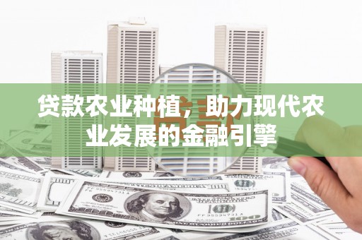 和县贷款农业种植，助力现代农业发展的金融引擎