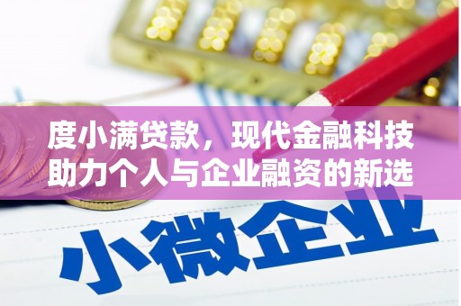 和县度小满贷款，现代金融科技助力个人与企业融资的新选择