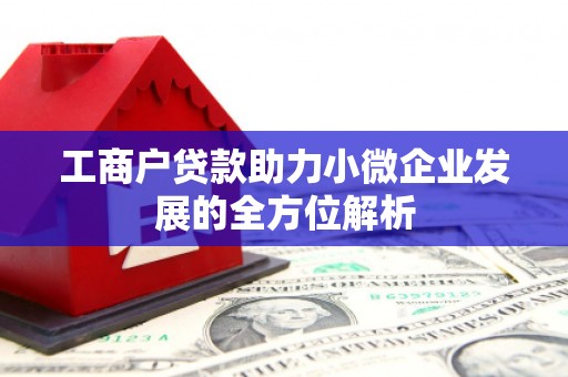 和县工商户贷款助力小微企业发展的全方位解析