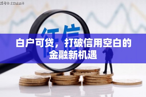和县白户可贷，打破信用空白的金融新机遇