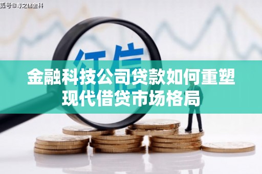和县金融科技公司贷款如何重塑现代借贷市场格局