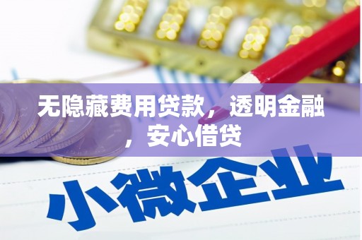 和县无隐藏费用贷款，透明金融，安心借贷