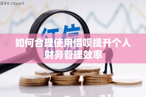 和县如何合理使用借呗提升个人财务管理效率