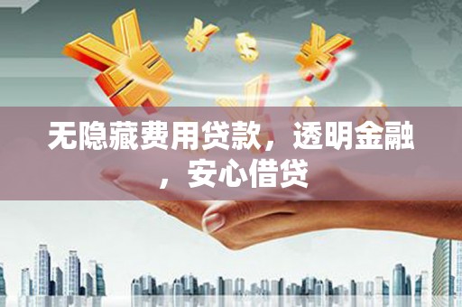 和县无隐藏费用贷款，透明金融，安心借贷
