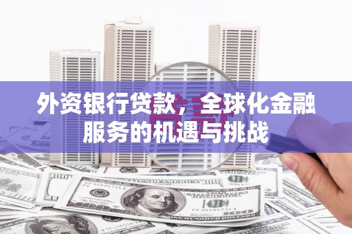 和县外资银行贷款，全球化金融服务的机遇与挑战