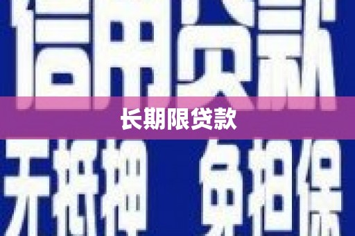 和县长期限贷款