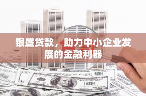 和县银盛贷款，助力中小企业发展的金融利器