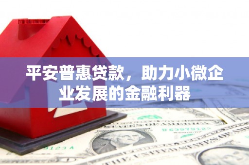 和县平安普惠贷款，助力小微企业发展的金融利器