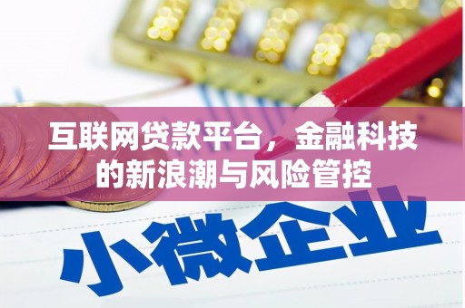 和县互联网贷款平台，金融科技的新浪潮与风险管控