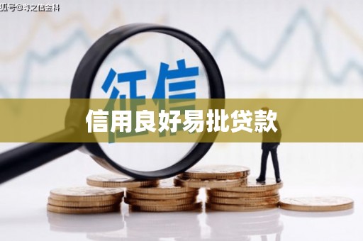 和县信用良好易批贷款