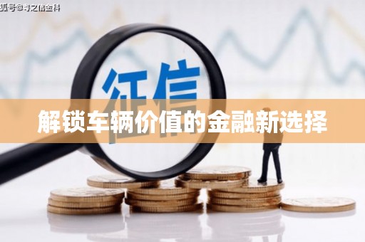 和县解锁车辆价值的金融新选择