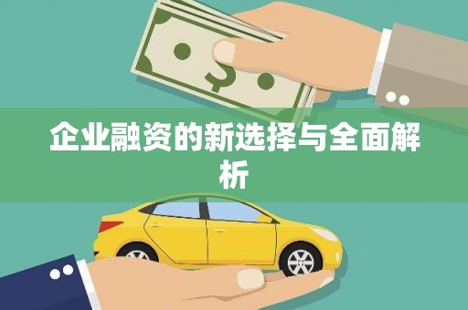 和县企业融资的新选择与全面解析