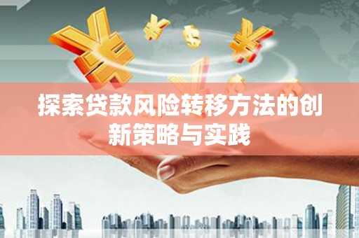 和县探索贷款风险转移方法的创新策略与实践